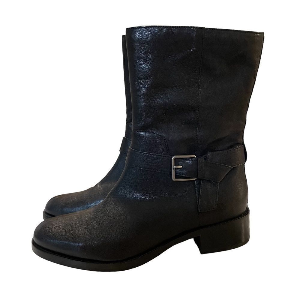 NWOT - Cole Haan Grand OS Leather Pull On Moto Boots